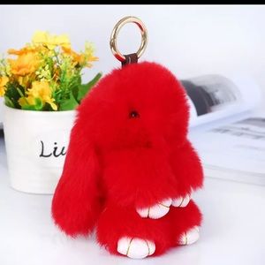 🎀Brand New Red Bunny Keychain Approximately 15 CM Bag Charm Bag Chain